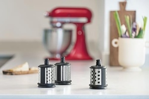 Set accesorii KitchenAid pentru razuire si feliere compatibil cu robotul de bucatarie KitchenAid - Img 4