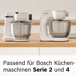 Set accesorii pentru masina de bucatarie Bosch VeggieLove MUZ5VL1, 5 discuri din inox, compatibil cu seriile MUM 2 si MUM 5 - Img 6
