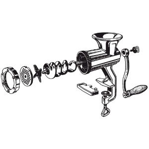 Set accesorii Westmark Wurstfulltrichter 4 piese pentru masina de tocat carne alb - Img 4