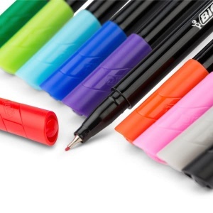 Set BIC Intensity 44 - 12 Markere cu Doua Varfuri, 16 Fineliner Fine, 4 Fineliner cu Schimbare de Culoare - Img 6