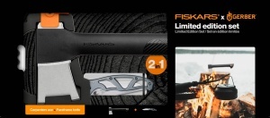 Set cadou Fiskars A6 Limited Edition topor si briceag pliabil negru - Img 7
