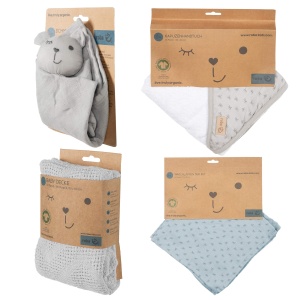 Set Cadou pentru Bebelusi roba Organic Lil PLANET - 5 Piese, Gri, Bio Bumbac - Img 3