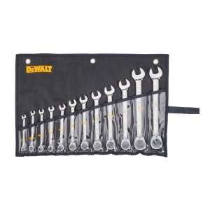 Set Chei Fixe cu Clichet DEWALT DWMT19232 12 Piese Cromate - Img 4