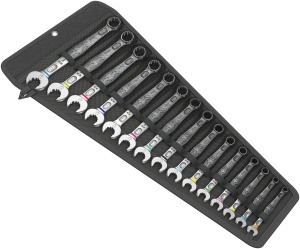 Set Chei Fixe Wera 6003 Joker, 15 piese, pentru spatii inguste, cu unghi de 15