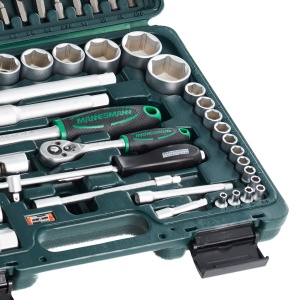 Set chei tubulare Bruder Mannesmann M98410 94 piese otel crom-vanadiu - Img 9