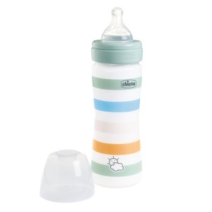 Set Chicco Well-Being Biberoane Anti-Colici si Suzeta PhysioForma 5 Piese Albastru - Img 4