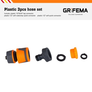 Set Conectori pentru Stropire GRIFEMA, 12, cu Sistem de Oprire a Apei, Orange - Img 7