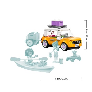 Set Constructie LEGO Friends - Aventuri cu Prietenii, 220 Piese, Masina cu Remorca - Img 8