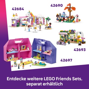 Set Constructie LEGO Friends Glampinghutte 42682 pentru Copii, 295 Piese - Img 8