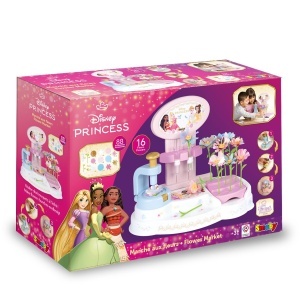 Set Creativ de Flori Smoby Disney Princess - 88 Accesorii, pentru Copii de la 3 Ani - Img 4