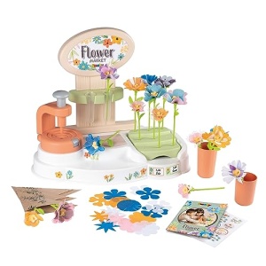 Set creativ pentru copii Smoby Flower Market, cu peste 100 accesorii, ideal de la 3 ani - Img 2