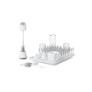 Set curatare OXO Tot pentru sticle si cani gri perie cu suport inclus