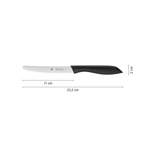 Set cutite pentru mic dejun WMF Classic Line, 6 piese, 23 cm, otel inoxidabil, maner ergonomic negru - Img 5