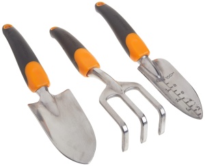 Set de 3 piese Fiskars Garden Tool Ergo negru/portocaliu - Img 2