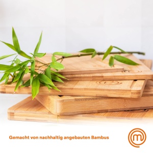 Set de 3 Placi de Taiat Bambus MasterChef, 38cm x 27,5cm, 34cm x 23,5cm, 23cm x 15cm - Img 3