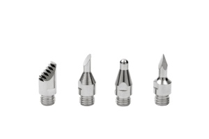 Set de accesorii Dremel 204 pentru brandmalerie - 4 varfuri pentru lipire si taiere