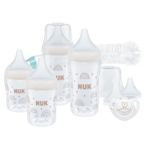 Set de Biberon NUK Perfect Match Perfect Start 9 piese BPA-free Anti-colici
