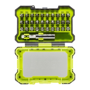 Set de bituri Ryobi RAK31MSD, 31 piese, 25 mm bituri si suport 60 mm
