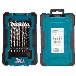 Set de burghie HSS-G Makita D-67549, 19 piese, durabil si robust - Img 3
