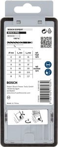Set de burghie pentru lemn Bosch HSS 7 buc. Tija hexagonala 2 - 8 mm Linie robusta - Img 4