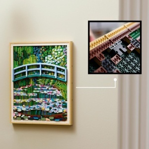 Set de Constructie LEGO Art Claude Monet - Briza de pe Seerosentei - 3179 piese - Img 5