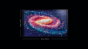 Set de Constructie LEGO Art Galaxia Calea Lactee 31212, 3091 piese, Decoratiune perete - Img 9