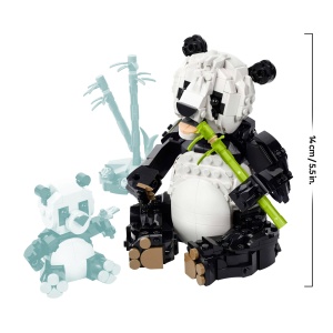Set de Constructie LEGO Creator 3in1 Pandafamilie 31165 - 626 piese, pentru copii 8 - Img 8