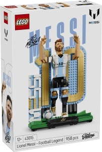 Set de Constructie LEGO Lionel Messi - 958 piese, 2 variante, cadou pentru copii si adulti - Img 8