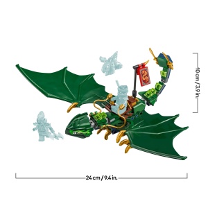 Set de Constructie LEGO NINJAGO Lloyd - Dragon Verde cu 2 Figurine, 128 Piese - Img 9