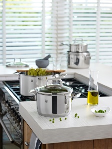 Set de cratite ZWILLING Quadro, 5 bucati, cu capac de sticla, potrivit pentru inductie, neacoperit, otel inoxidabil - Img 6
