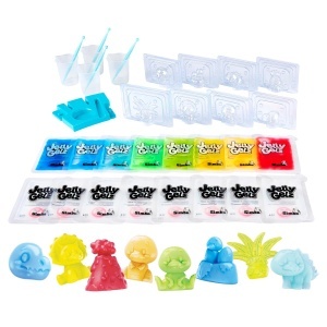 Set de creatie Simba Jelly Gelz Dinos 8 figurine dinozauri, statie si accesorii