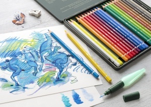 Set de Creioane Aquarell Faber-Castell Albrecht Durer 24 Culori in Metalletui - Img 4