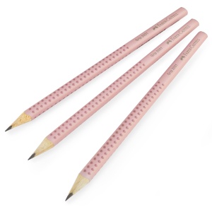 Set de creioane Faber-Castell Grip 2001, 5 piese, culoare rose shadows - Img 3
