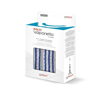 Set de curatare Polti PAEU0357 cu 2 prosoape si 2 huse din burete pentru curatarea cu abur - Img 2