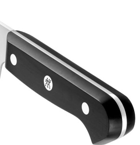 Set de cutite gourmet ZWILLING, 2 bucati (cutit de curatat/garnitura 10 cm, cutit Santoku 18cm), otel inoxidabil special, maner ergonomic din plastic, negru - fabricat in Germania - Img 2