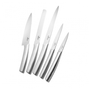 Set de cutite Karaca Venus 6 piese cu suport din sticla lame inoxidabile - Img 9
