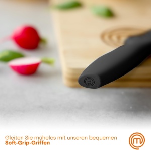 Set de cutite MasterChef, 5 piese, inox, maner ergonomic, negru - Img 6