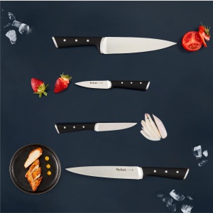 Set de cutite Tefal Ice Force K2324S74 4 piese lama rezistenta design ergonomic - Img 3