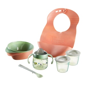 Set de Diversificare Tommee Tippee, 4 luni, 100 Rezistent la Scurgeri