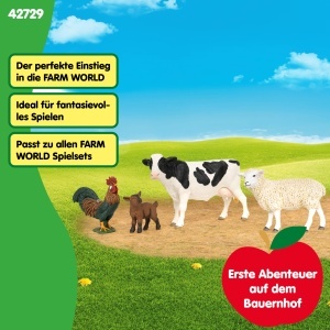 Set de Figurine Ferma Schleich 42729 4 Piese pentru copii de la 3 ani - Img 4