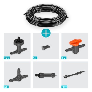Set de Irigare prin Picurare Gardena Micro-Drip-System 15 Plante, Usor de Instalare, Economisire Apa - Img 5