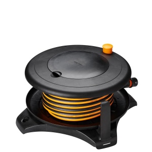 Set de Irigatie Fiskars Waterwheel L, 31.5 m, NegruPortocaliu