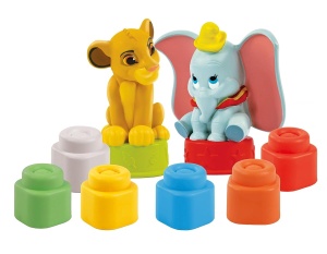Set de Joaca Clementoni Soft Clemmy Disney Classic - 2 Figurine Simba si Dumbo, 6 Blocuri Moi - Img 4