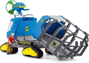 Set de Joaca cu Dinozauri Schleich 42604 Vehicul de Urmarire cu 5 Piese - Img 4