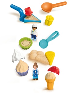 Set de Joaca cu Nisip PLAYMOBIL JUNIOR pentru Copii, 4 Piese, Ideal pentru Plaja si Sandkasten