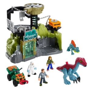 Set de Joaca Dinosaurier Fisher-Price Imaginext cu Figuri Owen Grady, Maisie si Dr. Grant