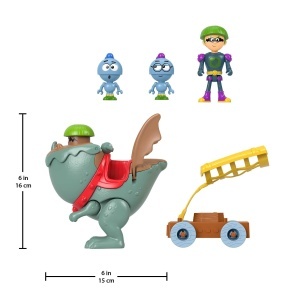 Set de Joaca Fisher-Price HGP55 - Cavaler cu Dragon si Catapulta, pentru copii de la 3 ani - Img 6