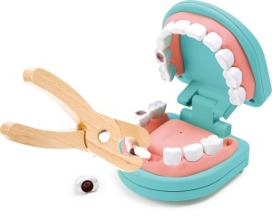 Set de joaca Hape Dentist pentru copii cu periuta vibranta si dinti detasabili 3 ani - Img 5