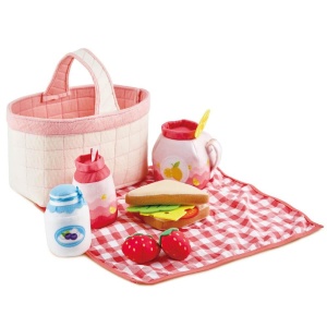 Set de Joaca Hape Picknick-Korb 12 Piese Material Textil pentru Copii 18 Luni