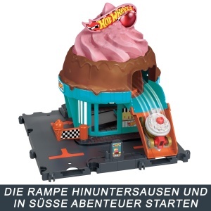 Set de joaca Hot Wheels City Downtown Eiskrem-Strudel cu 1 masinuta 164 - Img 6